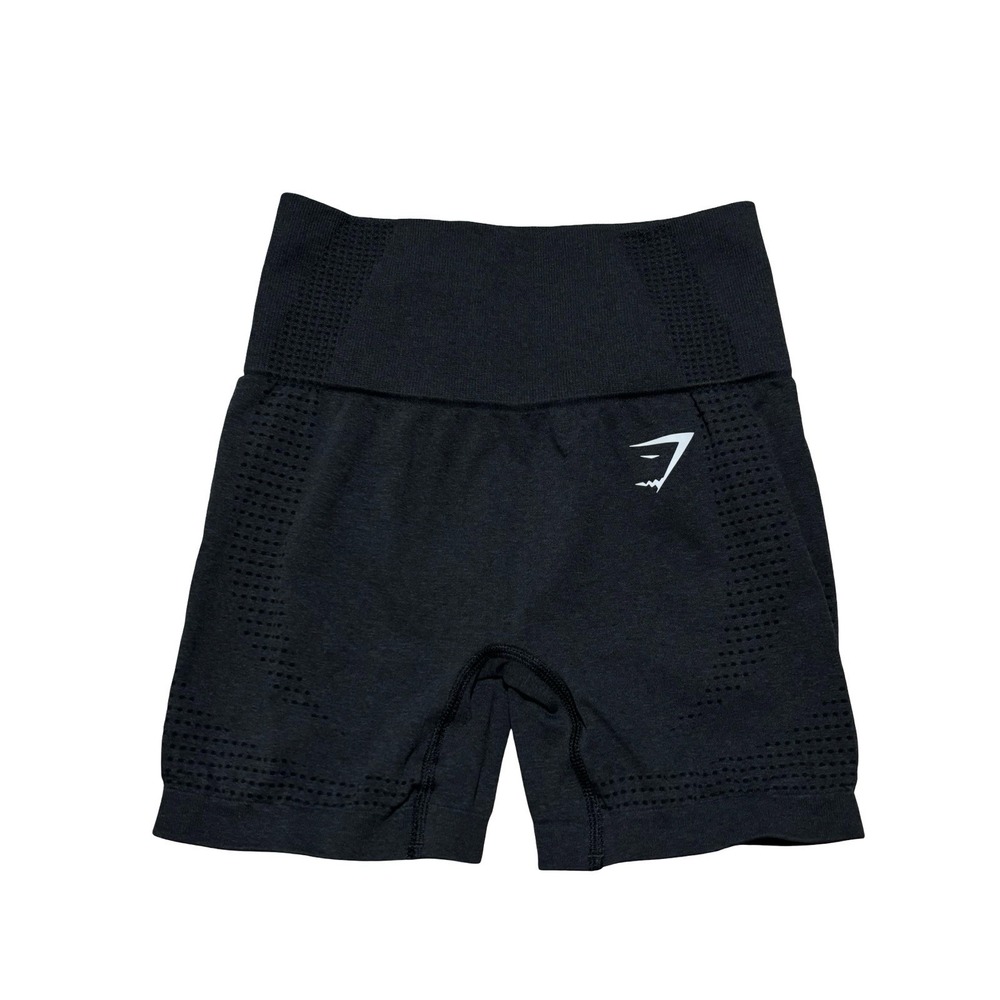 Gymshark Vital Seamless 2.0 Compression Fit Shorts Black Size XS 20 x 5